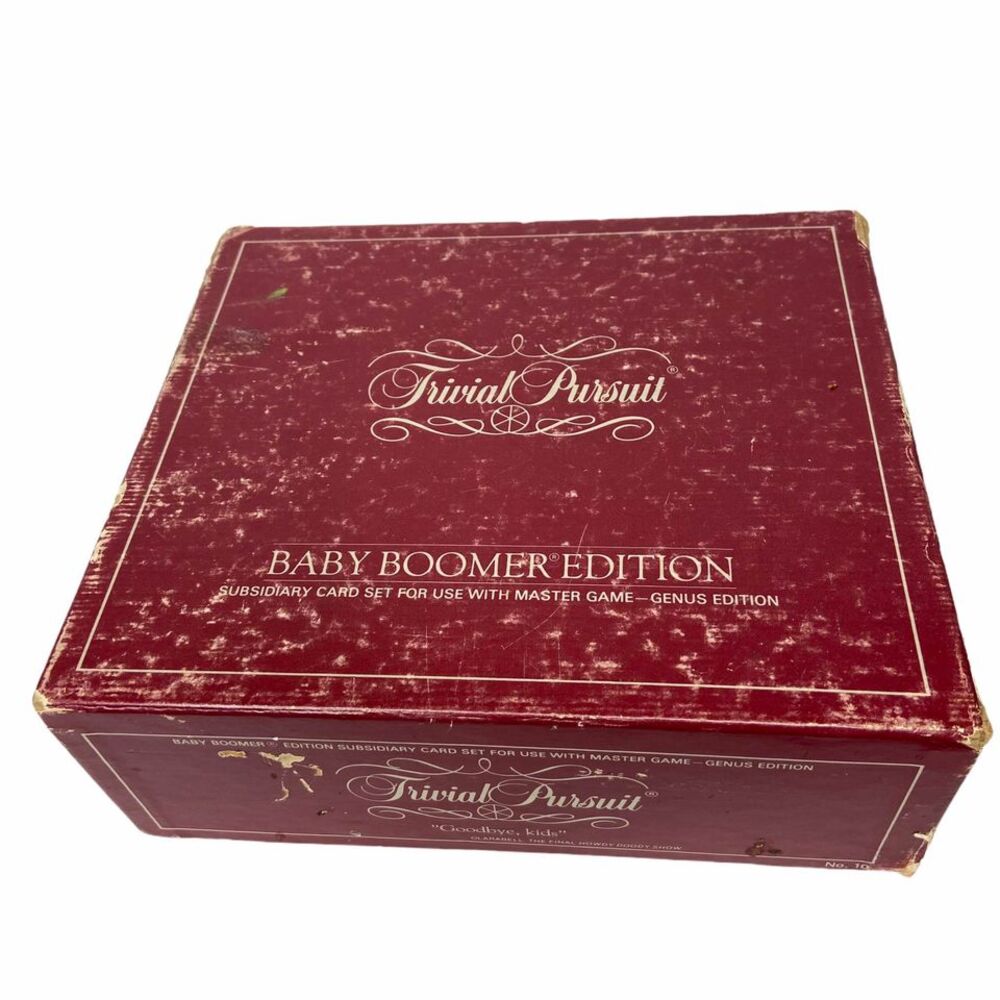 Trivial Pursuit Baby Boomer Edition Card Set Game